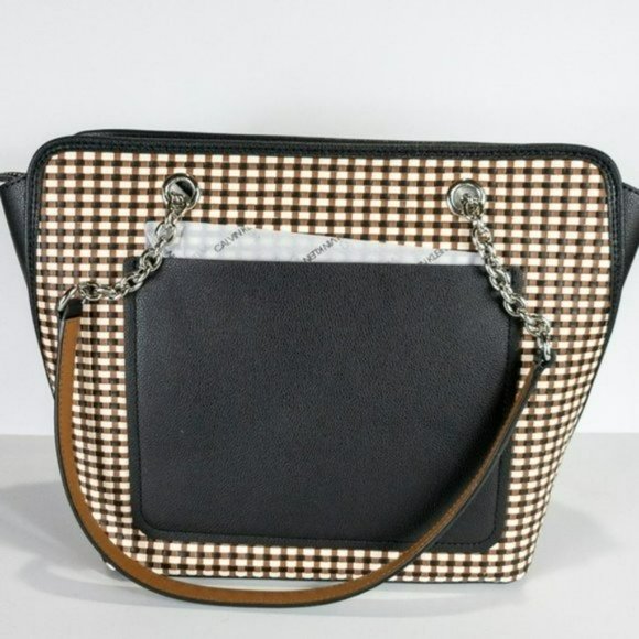 Calvin Klein Hailey Tote Black Multi-Color - Picture 2 of 3